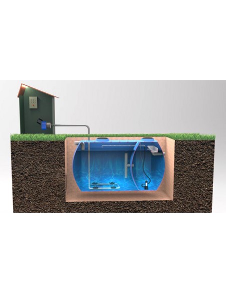 Depuradora oxidacion aguas residuales domesticas para 40 personas OXR-40