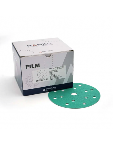 Discos film de lija 150mm 15Ag caja...